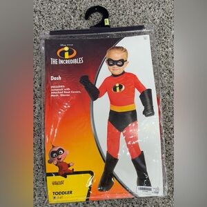 The Incredibles Dash Kids Costume - 3T-4T  Spirit Halloween New